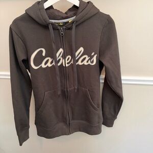 Cabela’s Brown/Grey Full Zip Hoodie – Size Small Women’s